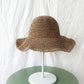 Chapeau de protection solaire pour sortie d'été pour femmes,chapeaux de paille pliables, chapeau de plage cool pour les vacances