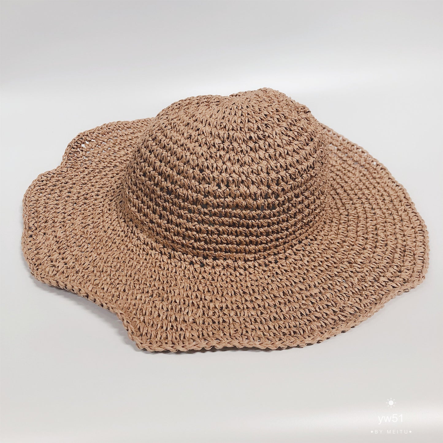 Chapeau de protection solaire pour sortie d'été pour femmes,chapeaux de paille pliables, chapeau de plage cool pour les vacances