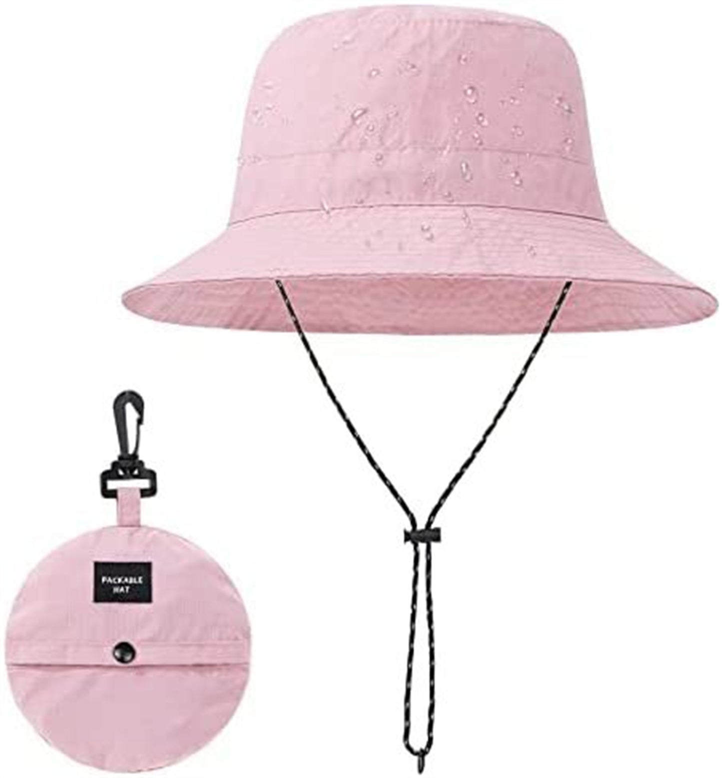 Chapeau style pêcheur, pliable, à séchage rapide, imperméable, chapeau de soleil pour femmes et hommes